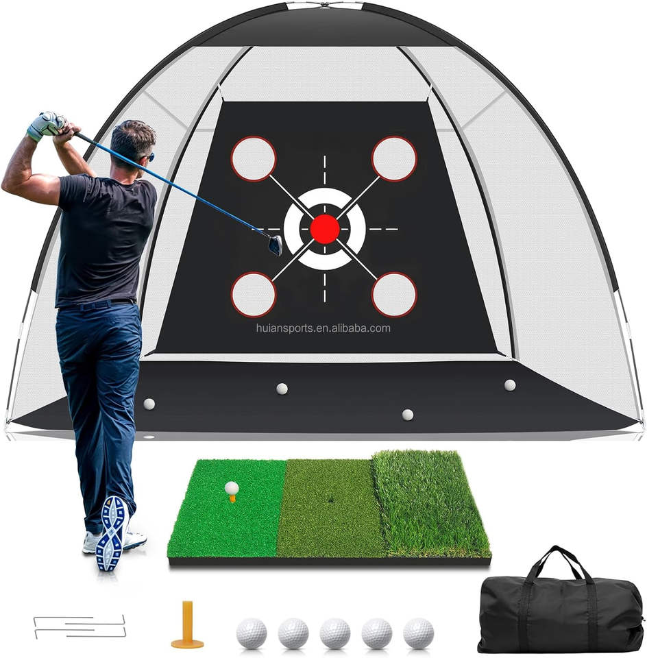 10x7FT Net + Hitting Mat Combo