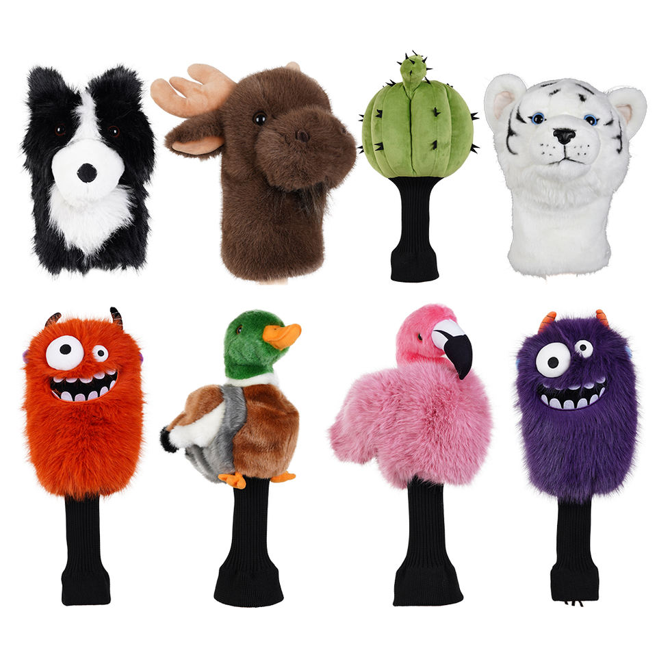 Funny Plush Animal Driver Headcover