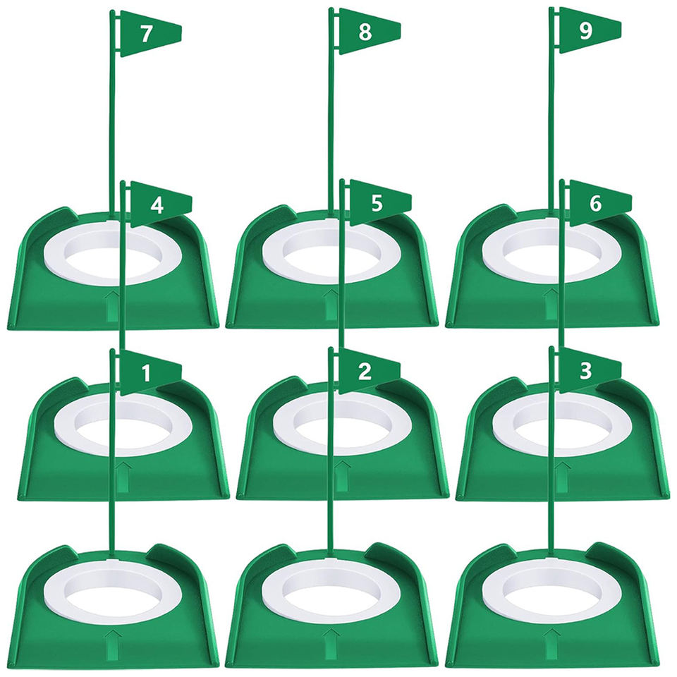 Putting Cup with Flag