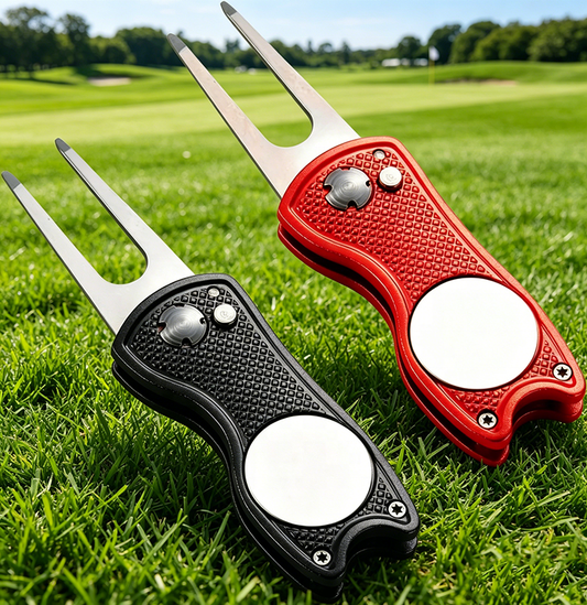 Pop-Up Magnetic Divot Repair Tool
