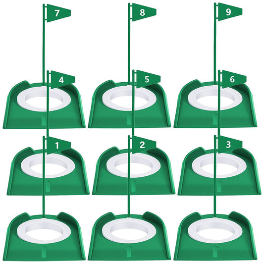 Putting Cup with Flag